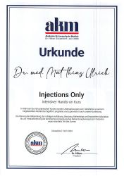 InjectionsOnlyHands OnKurs Dr.Ulrich